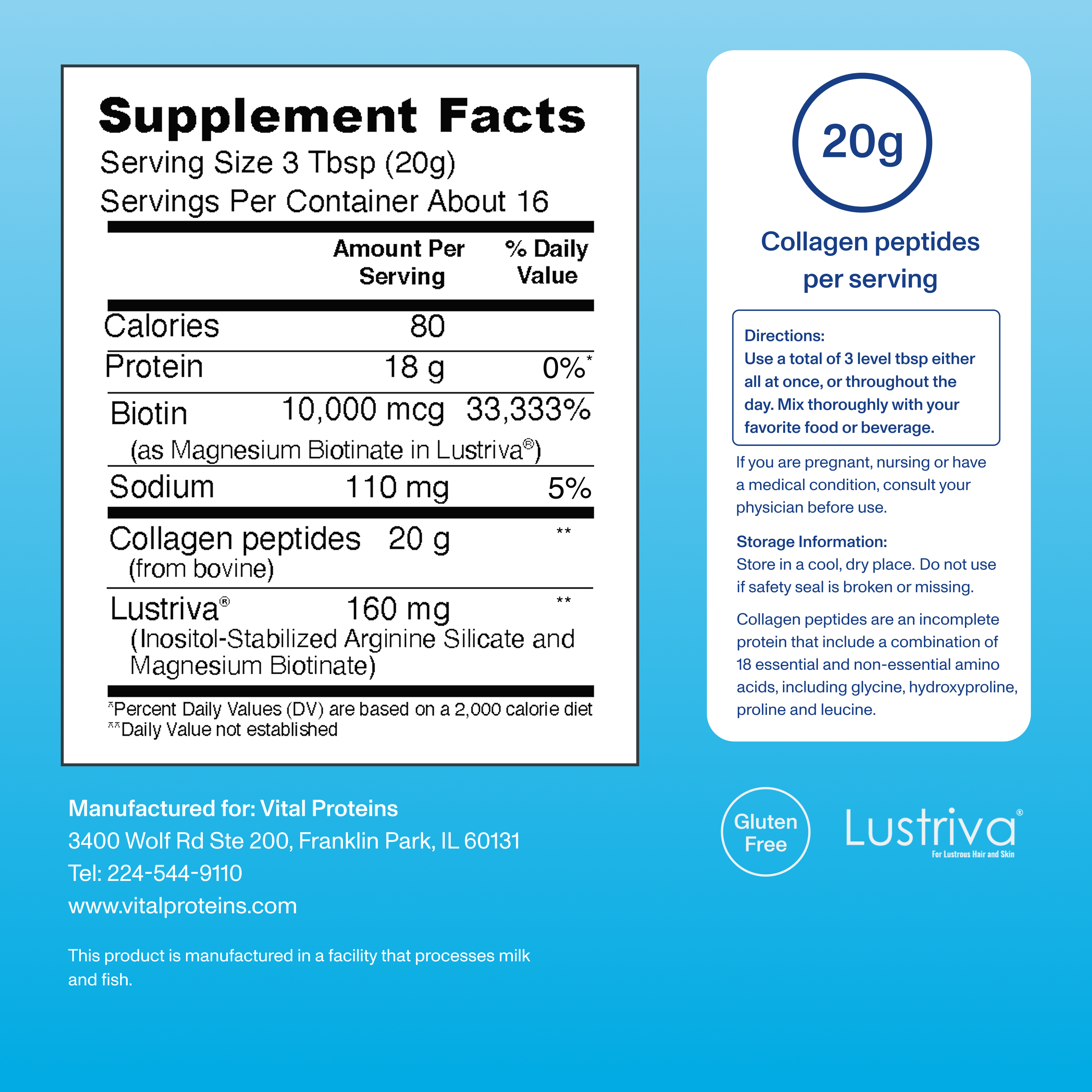 Hair Complex - with Lustriva biotin complex
